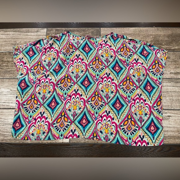 Lilly Pulitzer Silk Trace Top Crown Jewels Cutouts On Shoulders Size Small - Picture 2 of 8